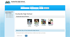 Desktop Screenshot of huntsvillehighschool.org