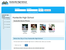 Tablet Screenshot of huntsvillehighschool.org